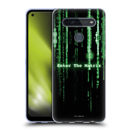 The Matrix Key Art Enter The Matrix Soft Gel Case for LG K51S