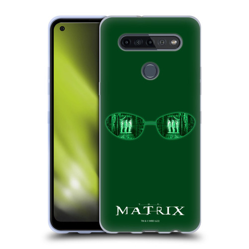 The Matrix Key Art Glass Soft Gel Case for LG K51S