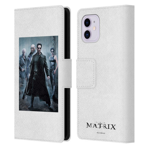The Matrix Key Art Group 1 Leather Book Wallet Case Cover For Apple iPhone 11