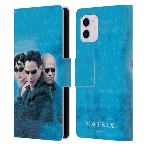 The Matrix Key Art Group 3 Leather Book Wallet Case Cover For Apple iPhone 11