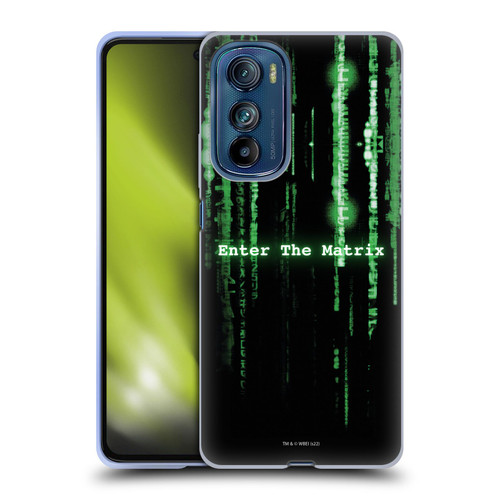 The Matrix Key Art Enter The Matrix Soft Gel Case for Motorola Edge 30
