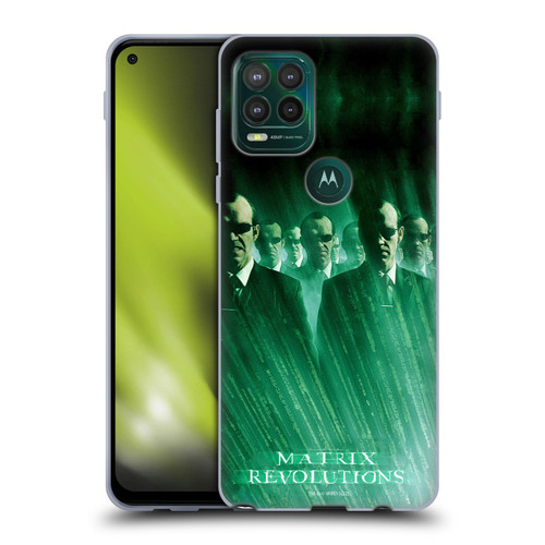 The Matrix Revolutions Key Art Smiths Soft Gel Case for Motorola Moto G Stylus 5G 2021