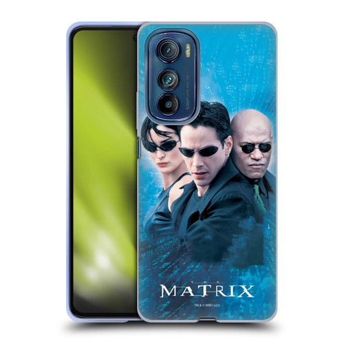The Matrix Key Art Group 3 Soft Gel Case for Motorola Edge 30