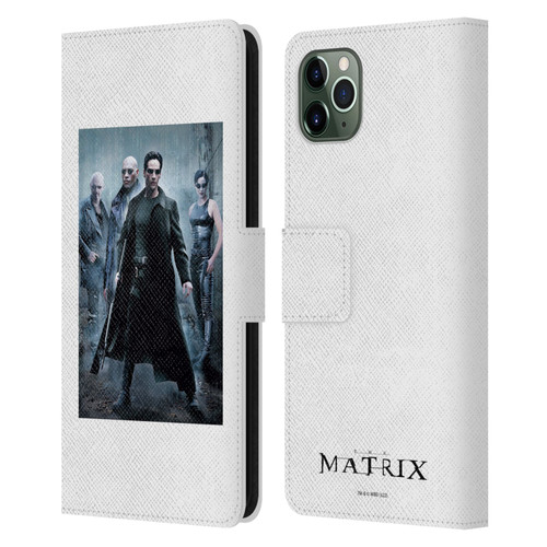 The Matrix Key Art Group 1 Leather Book Wallet Case Cover For Apple iPhone 11 Pro Max