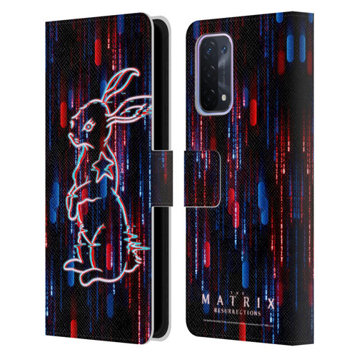 The Matrix Resurrections Key Art Choice Is An Illusion Leather Book Wallet Case Cover For OPPO A54 5G