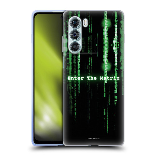 The Matrix Key Art Enter The Matrix Soft Gel Case for Motorola Edge S30 / Moto G200 5G