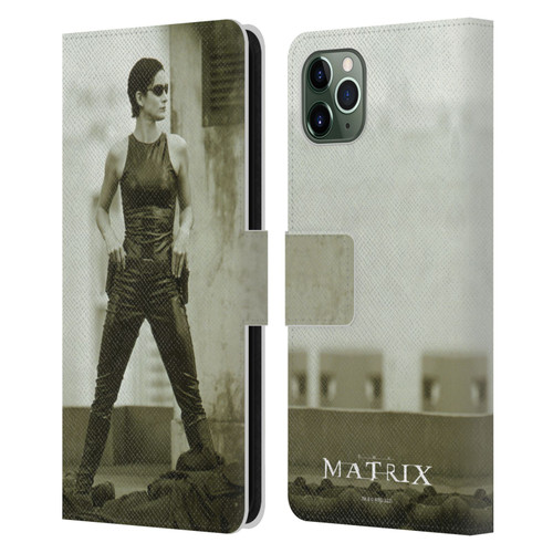 The Matrix Key Art Trinity Leather Book Wallet Case Cover For Apple iPhone 11 Pro Max