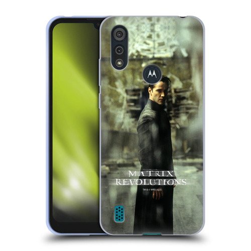 The Matrix Revolutions Key Art Neo 2 Soft Gel Case for Motorola Moto E6s (2020)