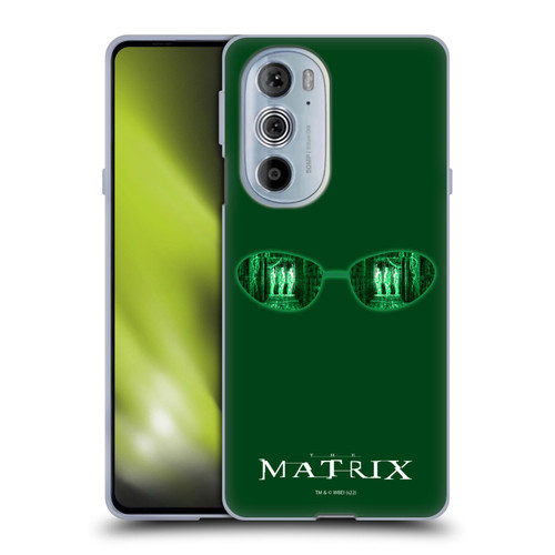 The Matrix Key Art Glass Soft Gel Case for Motorola Edge X30