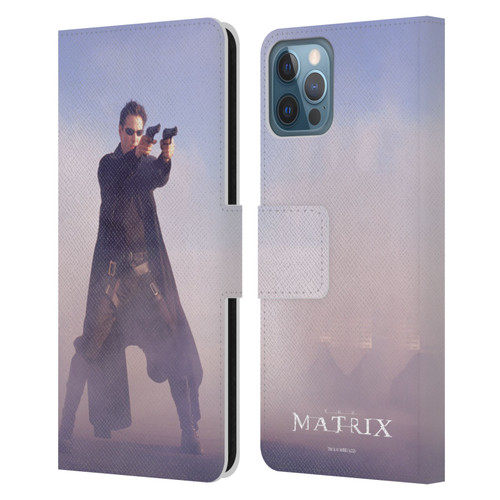 The Matrix Key Art Neo 2 Leather Book Wallet Case Cover For Apple iPhone 12 / iPhone 12 Pro