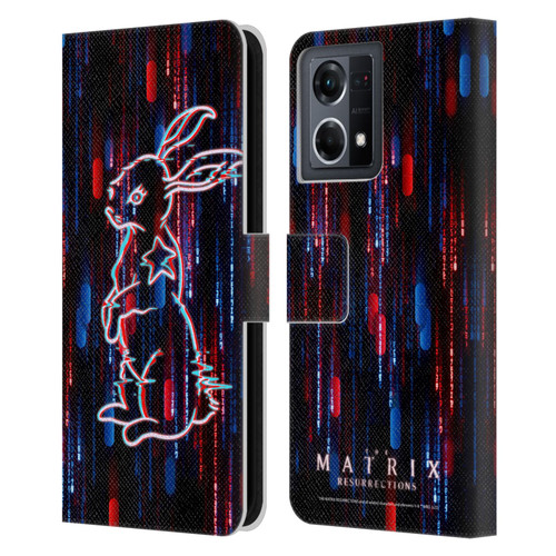 The Matrix Resurrections Key Art Choice Is An Illusion Leather Book Wallet Case Cover For OPPO Reno8 4G