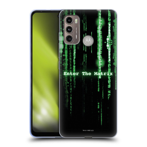 The Matrix Key Art Enter The Matrix Soft Gel Case for Motorola Moto G60 / Moto G40 Fusion