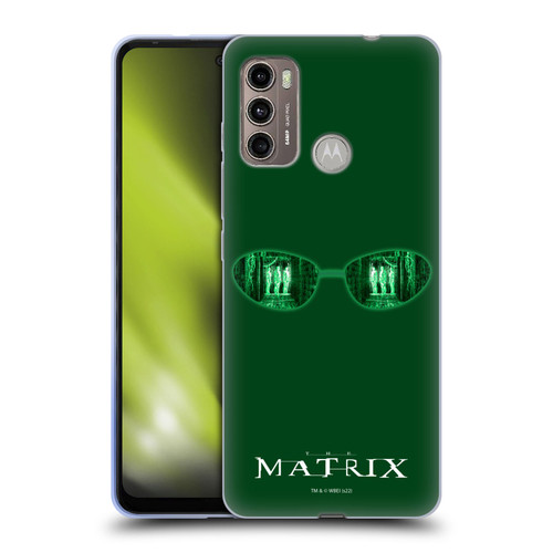 The Matrix Key Art Glass Soft Gel Case for Motorola Moto G60 / Moto G40 Fusion