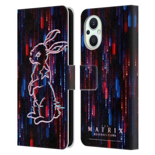 The Matrix Resurrections Key Art Choice Is An Illusion Leather Book Wallet Case Cover For OPPO Reno8 Lite