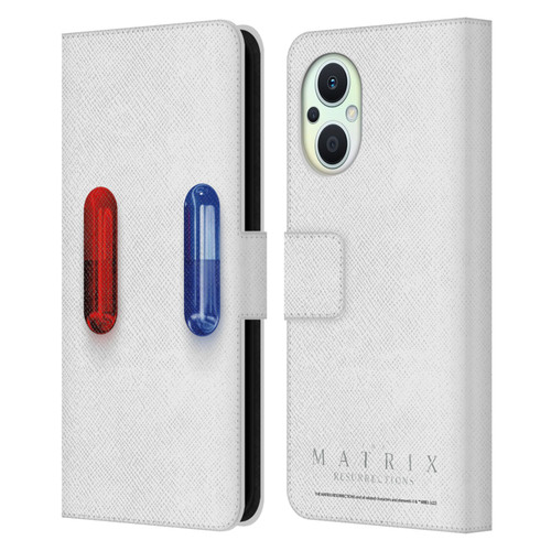 The Matrix Resurrections Key Art Poster Leather Book Wallet Case Cover For OPPO Reno8 Lite