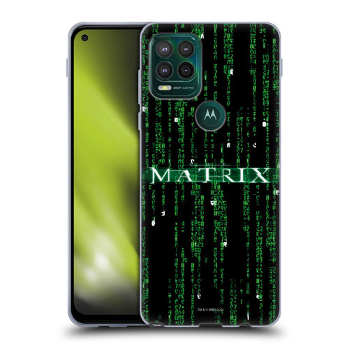 The Matrix Key Art Codes Soft Gel Case for Motorola Moto G Stylus 5G 2021