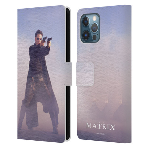 The Matrix Key Art Neo 2 Leather Book Wallet Case Cover For Apple iPhone 12 Pro Max