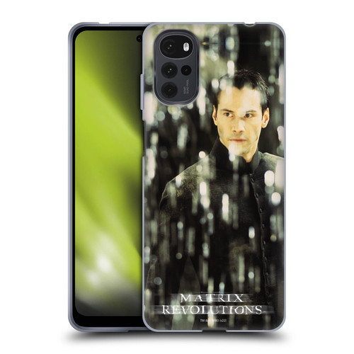 The Matrix Revolutions Key Art Neo 1 Soft Gel Case for Motorola Moto G22