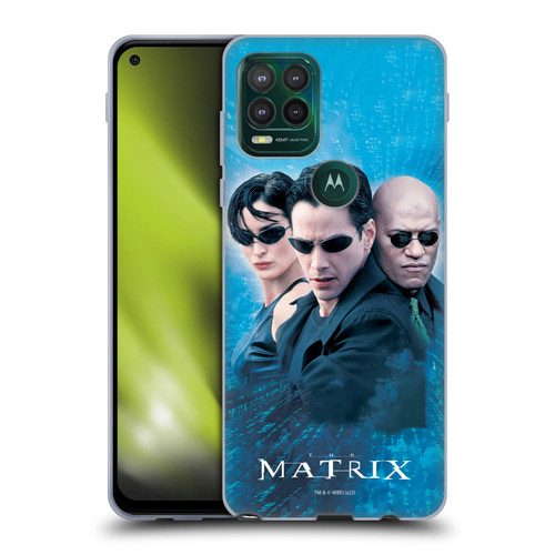 The Matrix Key Art Group 3 Soft Gel Case for Motorola Moto G Stylus 5G 2021