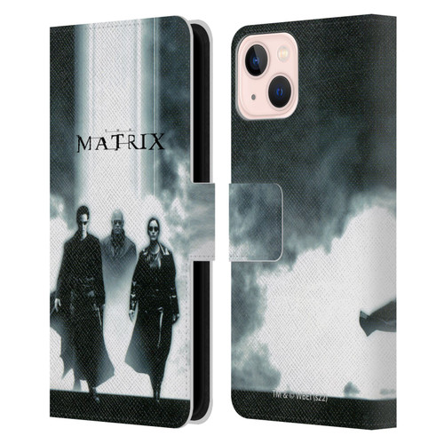 The Matrix Key Art Group 2 Leather Book Wallet Case Cover For Apple iPhone 13
