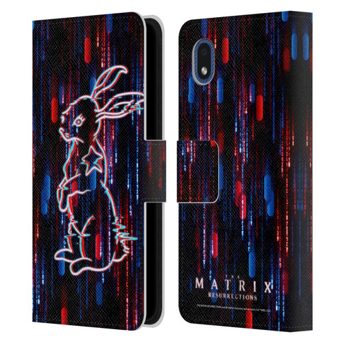 The Matrix Resurrections Key Art Choice Is An Illusion Leather Book Wallet Case Cover For Samsung Galaxy A01 Core (2020)