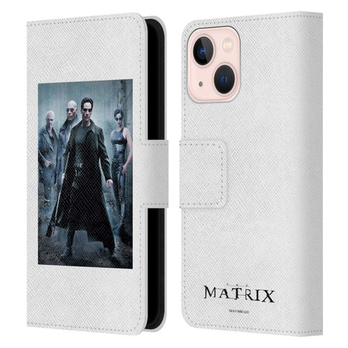 The Matrix Key Art Group 1 Leather Book Wallet Case Cover For Apple iPhone 13 Mini