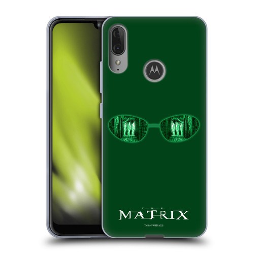 The Matrix Key Art Glass Soft Gel Case for Motorola Moto E6 Plus
