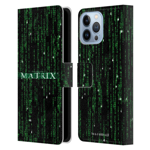 The Matrix Key Art Codes Leather Book Wallet Case Cover For Apple iPhone 13 Pro Max