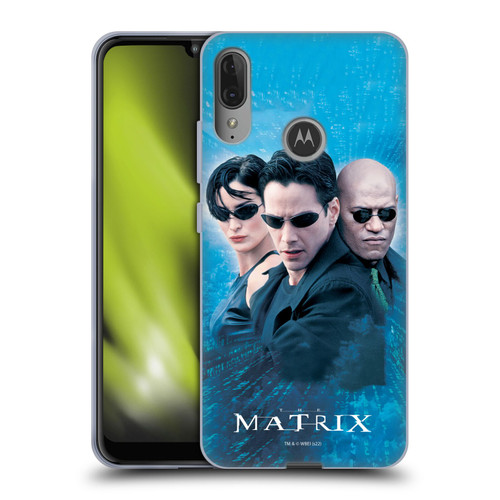 The Matrix Key Art Group 3 Soft Gel Case for Motorola Moto E6 Plus