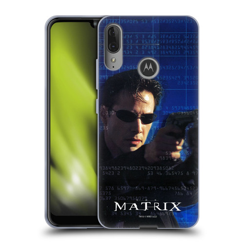 The Matrix Key Art Neo 1 Soft Gel Case for Motorola Moto E6 Plus