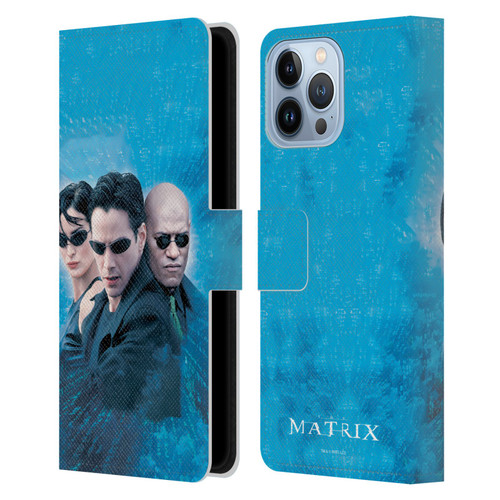 The Matrix Key Art Group 3 Leather Book Wallet Case Cover For Apple iPhone 13 Pro Max