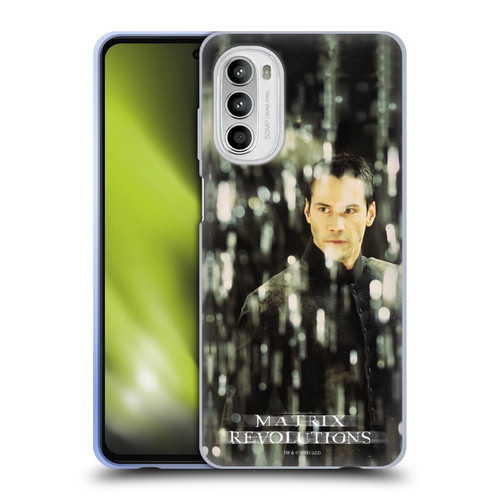 The Matrix Revolutions Key Art Neo 1 Soft Gel Case for Motorola Moto G52