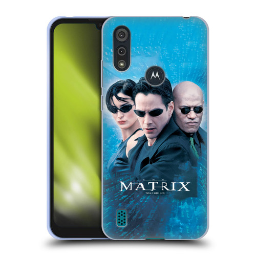 The Matrix Key Art Group 3 Soft Gel Case for Motorola Moto E6s (2020)