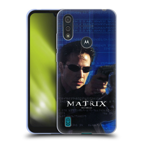 The Matrix Key Art Neo 1 Soft Gel Case for Motorola Moto E6s (2020)