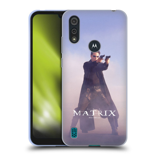 The Matrix Key Art Neo 2 Soft Gel Case for Motorola Moto E6s (2020)