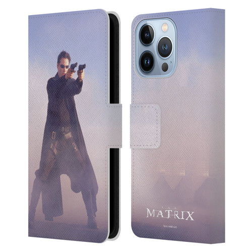The Matrix Key Art Neo 2 Leather Book Wallet Case Cover For Apple iPhone 13 Pro