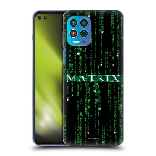 The Matrix Key Art Codes Soft Gel Case for Motorola Moto G100