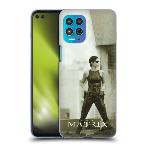 The Matrix Key Art Trinity Soft Gel Case for Motorola Moto G100