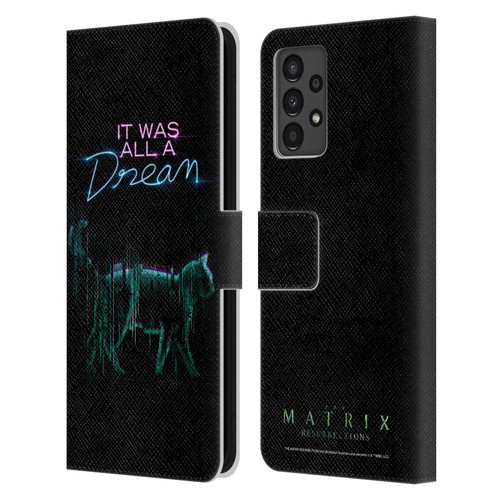 The Matrix Resurrections Key Art It Was All A Dream Leather Book Wallet Case Cover For Samsung Galaxy A13 (2022)