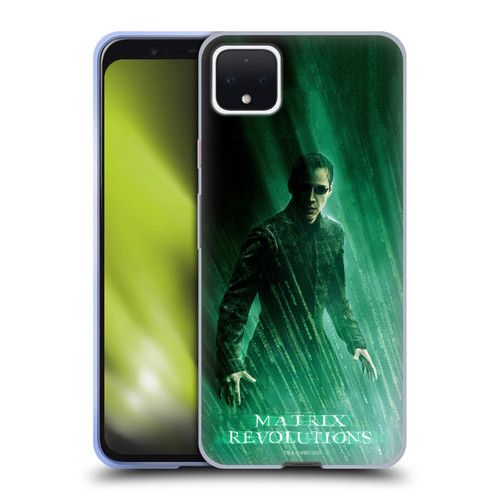 The Matrix Revolutions Key Art Neo 3 Soft Gel Case for Google Pixel 4 XL