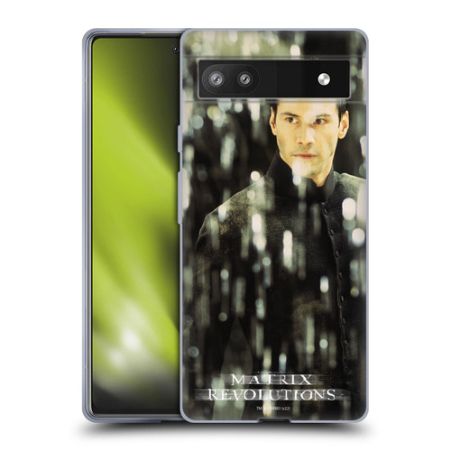 The Matrix Revolutions Key Art Neo 1 Soft Gel Case for Google Pixel 6a