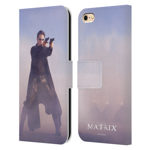 The Matrix Key Art Neo 2 Leather Book Wallet Case Cover For Apple iPhone 6 / iPhone 6s