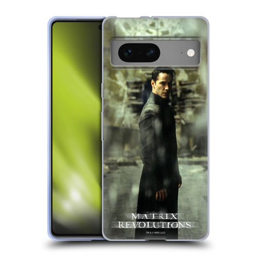 The Matrix Revolutions Key Art Neo 2 Soft Gel Case for Google Pixel 7