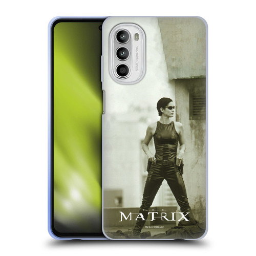 The Matrix Key Art Trinity Soft Gel Case for Motorola Moto G52