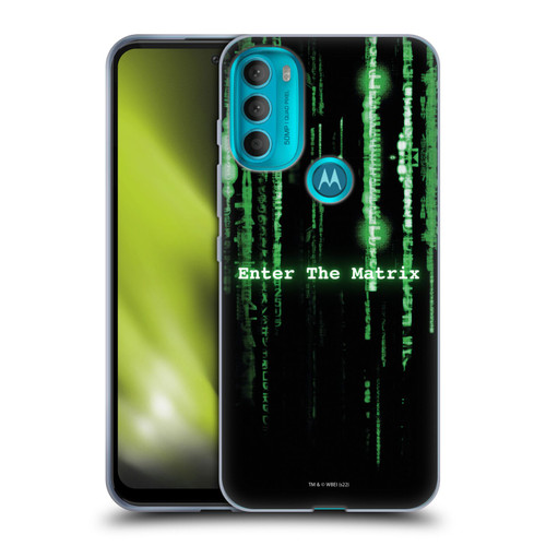 The Matrix Key Art Enter The Matrix Soft Gel Case for Motorola Moto G71 5G