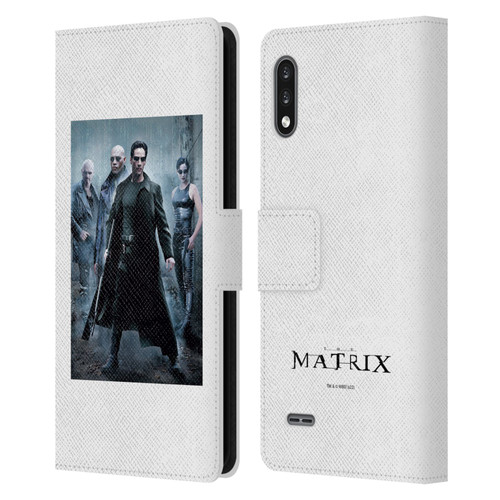 The Matrix Key Art Group 1 Leather Book Wallet Case Cover For LG K22