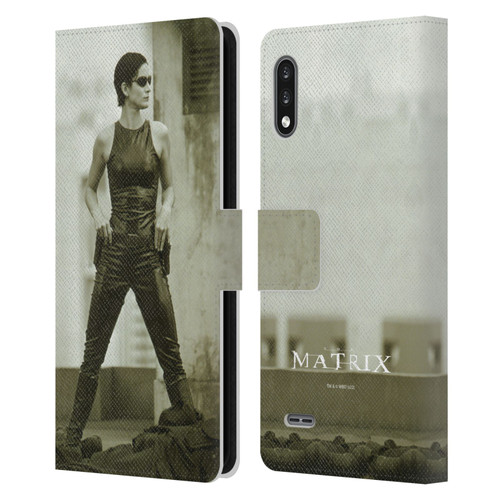 The Matrix Key Art Trinity Leather Book Wallet Case Cover For LG K22