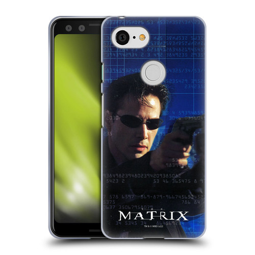 The Matrix Key Art Neo 1 Soft Gel Case for Google Pixel 3