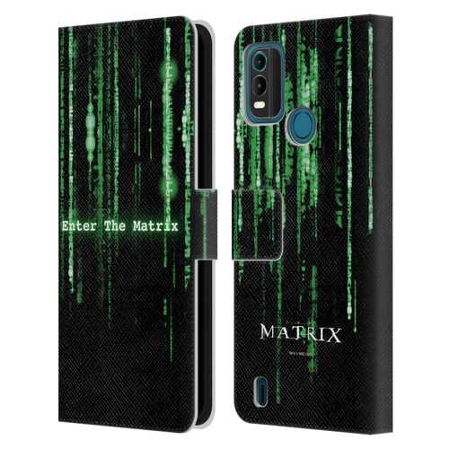 The Matrix Key Art Enter The Matrix Leather Book Wallet Case Cover For Nokia G11 Plus