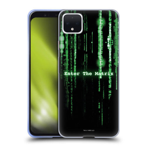 The Matrix Key Art Enter The Matrix Soft Gel Case for Google Pixel 4 XL
